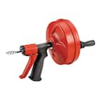 Power Spin+ 1/4 in. x 25 ft. Hybrid Drain Cleaning Snake Auger (Manual or Cordless Drill Operated, Tool Only)