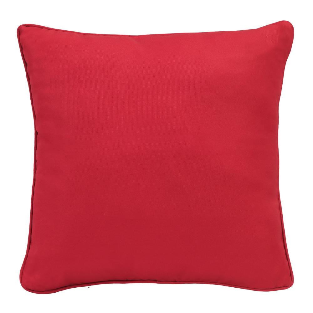 Ruby Red 24 In X 24 In Large Square Outdoor Reversible Throw Pillow   Outdoor Throw Pillows 40878802 242982 64 1000 