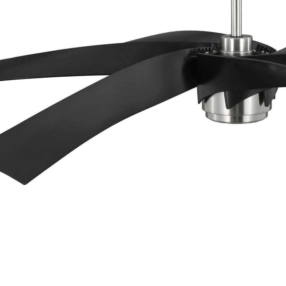 Insigna 72" Brushed Nickel Ceiling Fan with LED Light and Remote