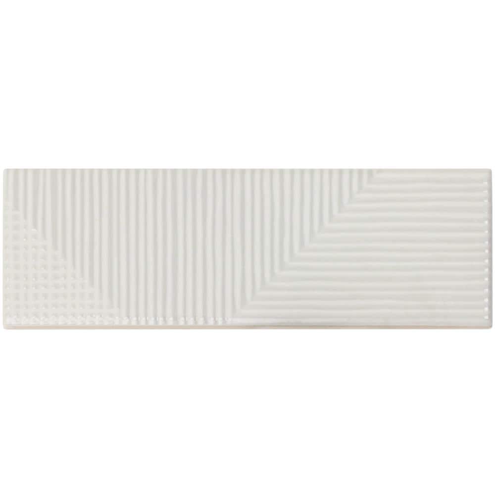 Ace Gray 2 in. x 8 in. Polished Ceramic Subway Wall Tile Sample price history on PriceWatchPro
