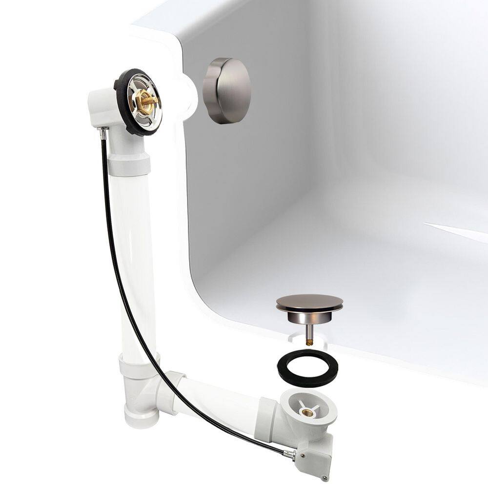 27 in. Cable Drive Bath Waste-Sch. 40 PVC, Stainless Steel price history on PriceWatchPro