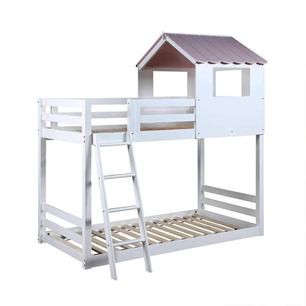 Acme Furniture Solenne White Twin Bunk Bed