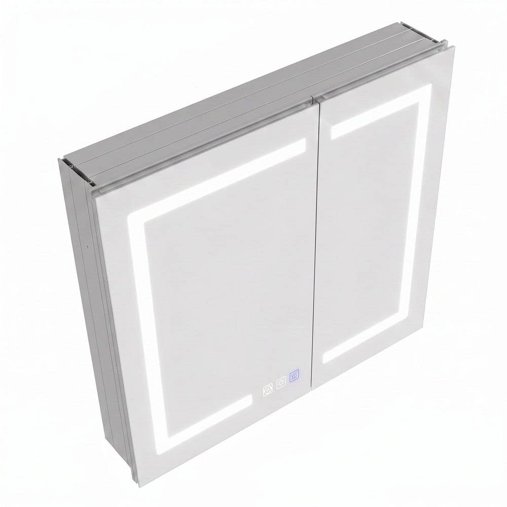 30 in. W x 30 in. H Square ABS Material Medicine Cabinet with Mirror price history on PriceWatchPro