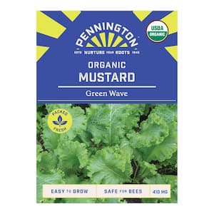 Organic Green Wave Mustard Vegetable Seeds