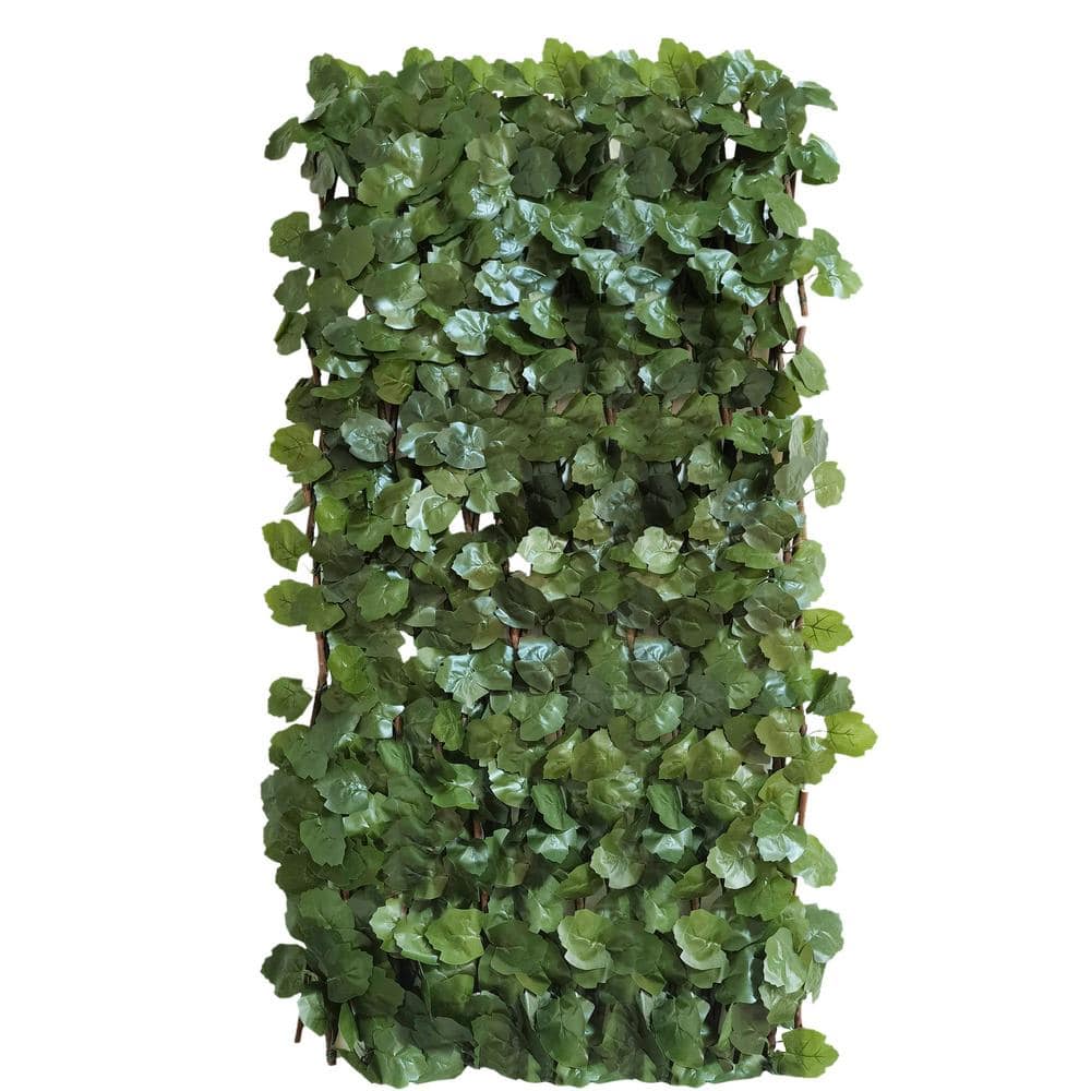 50.05 in. H x 32.05 in. W Closing Size Expandable Decorative Faux Plastic I