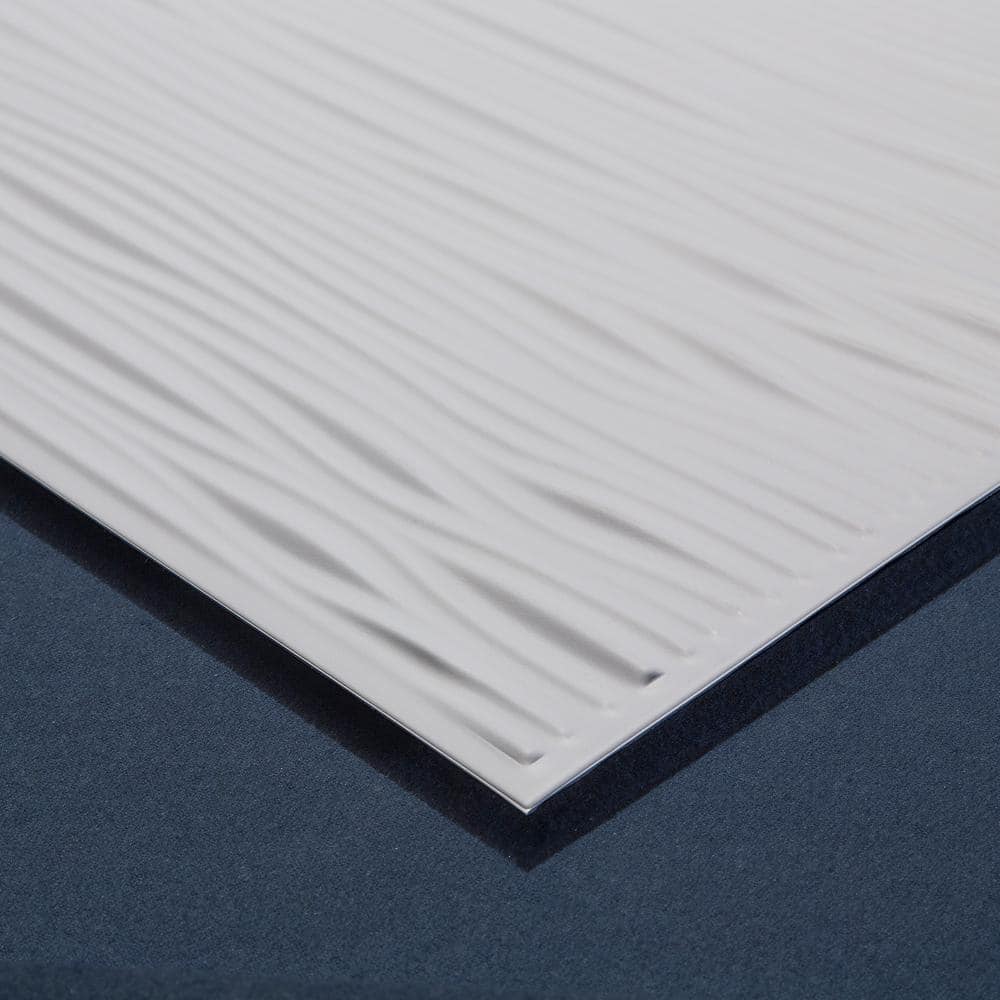 23.75'' White Textured Vinyl Drop-In Ceiling Tile