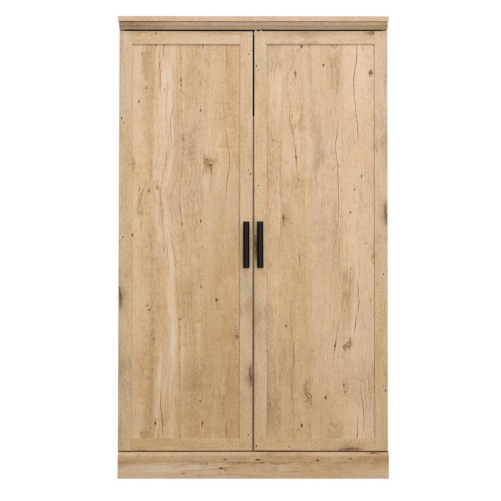 Aspen Post Prime Oak 2-Door Storage Cabinet with Adjustable Shelves