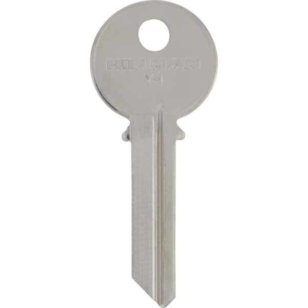 Hillman Traditional Key House/Office Key Blank 129 Y4 Single For Yale Locks Hillman Traditional Key House/Office Key Blank 129 Y4 Single For Yale Locks