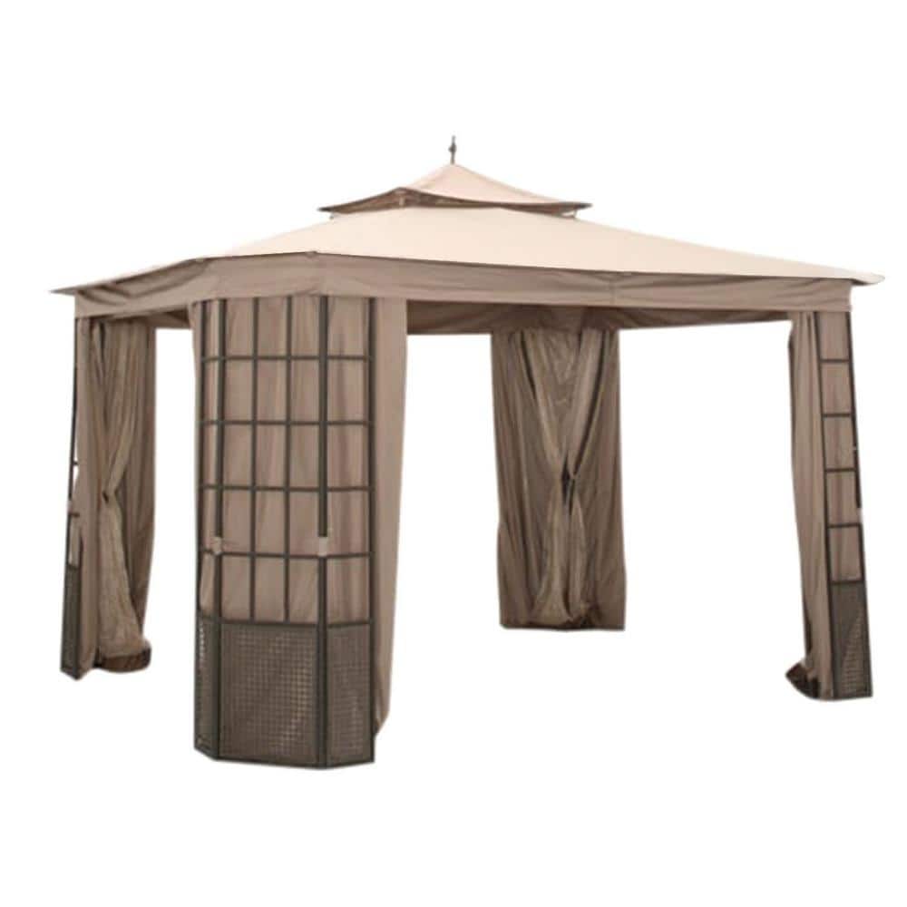 Garden Winds Riplock 350 Replacement Canopy Top in Beige for Garden Winds Riplock 350 Replacement Canopy Top in Beige for