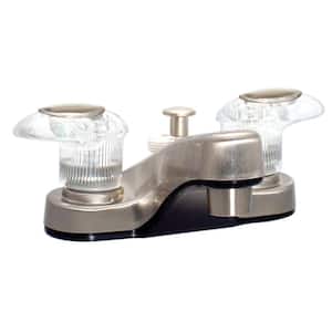 Catalina Two-Handle 4 in. Bathroom Diverter Faucet with 2 in. Spout - Brushed Nickel