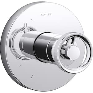 Components Rite-Temp 1-Handle Shower Valve Trim Kit with Industrial Handle in Polished Chrome