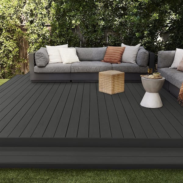 BEHR DECKplus - 1 Gal. #SC-102 Slate Solid Color Waterproofing Exterior Wood Stain