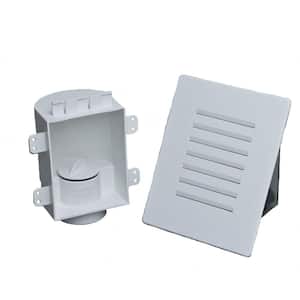 4-1/8 in. x 7-1/8 in. Mini Recess Box with Grille