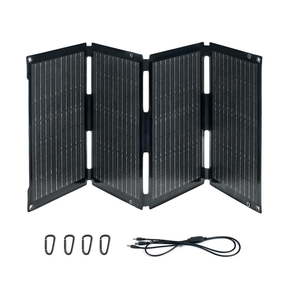 50-Watt Fiberglass Portable Monocrystalline Solar Panel Foldable Solar Cell
