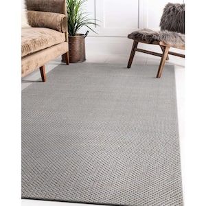 Fana Beige 9 ft. x 12 ft. Transitional Solid Organic Wool Indoor Area Rug