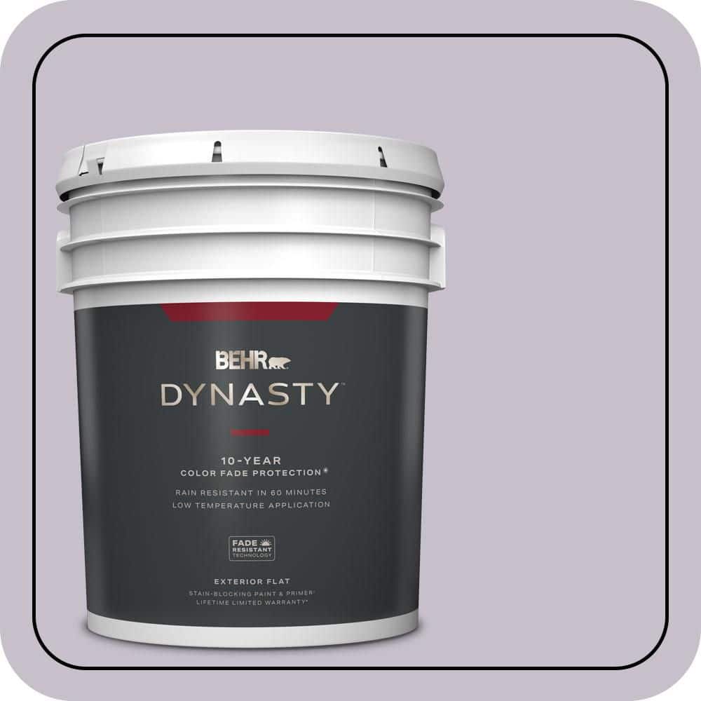 5 gal. #660E-3 Foxgloves Flat Exterior Stain-Blocking Paint & Primer price history on PriceWatchPro