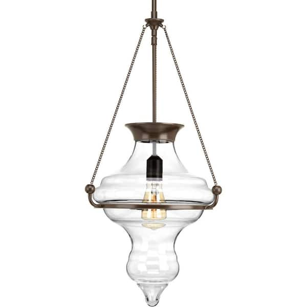 Progress Lighting Cazbah Collection 1-light Antique Bronze Pendant