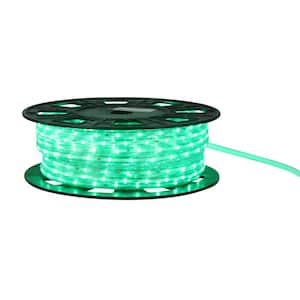 100 ft. 600-Light Commercial Green LED Indoor/Outdoor Christmas Linear Tape Lighting
