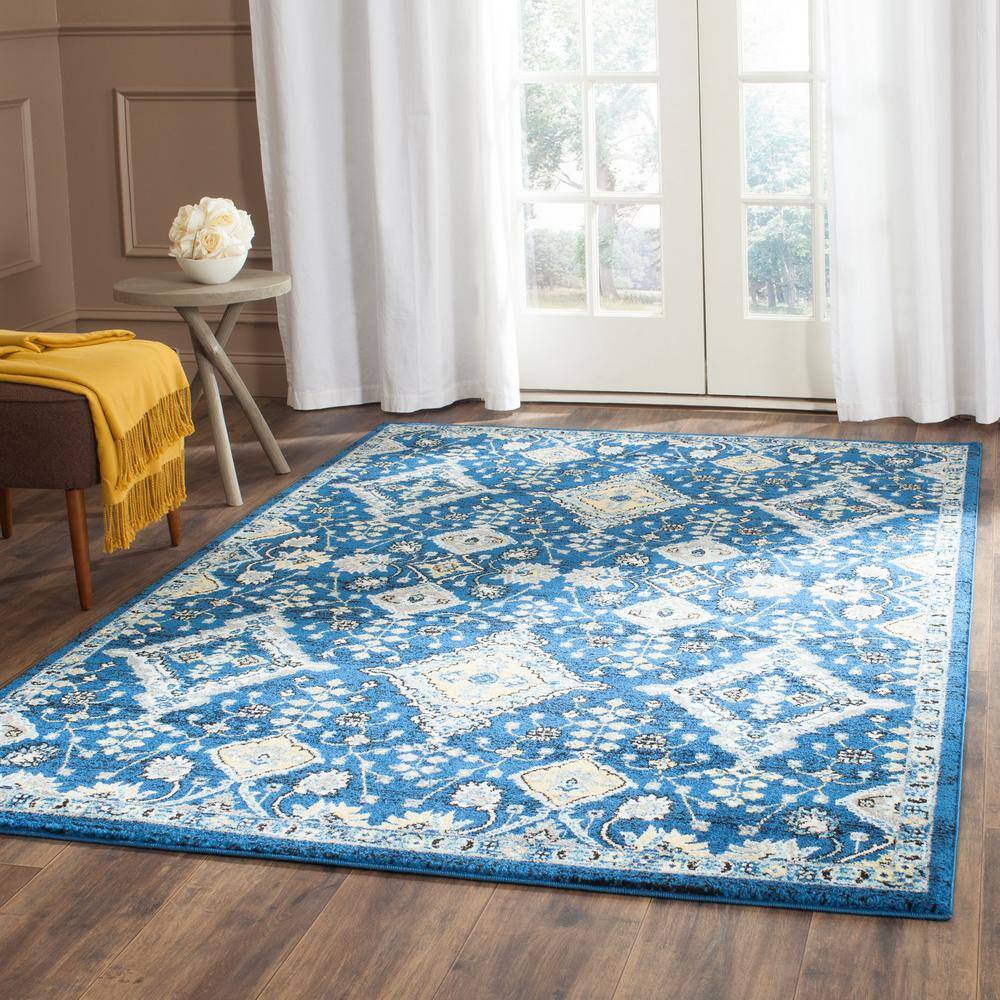Royal Ivory High Pile Synthetic 4' x 6' Rectangular Rug