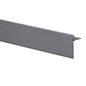 Novoperi Grey Oxide 3/8 in. x 98-1/2 in. Aluminum Tile Edging Trim