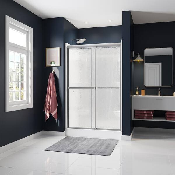 Aquatic Atwater 42 In 47 5 In X 68 In Framed Sliding Shower Door In Chrome 505413970084000 The Home Depot Aquatic Atwater 42 In 47 5 In X 68 In Framed Sliding Shower Door In Chrome 505413970084000 The Home Depot