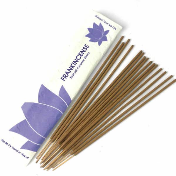 Global Craft All-Natural Brown Frankincense Stick Incense (2 Packs)