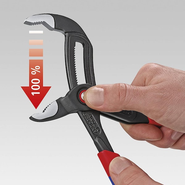 KNIPEX Cobra Series 10 in. QuickSet Water Pump Pliers with Multi