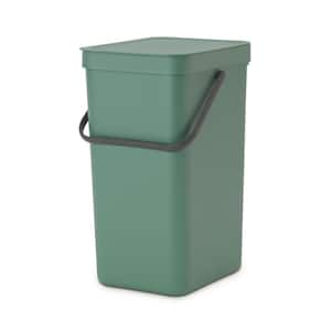 Sort and Go 4.2 Gal. (16 l) Fir Green Plastic Indoor Recycling Bin