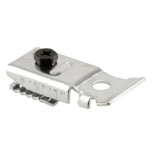 Prime-Line Bi-Fold Door Pivot Track Bracket Fits 1/4 in. Pin Steel Construction (2-Pack)