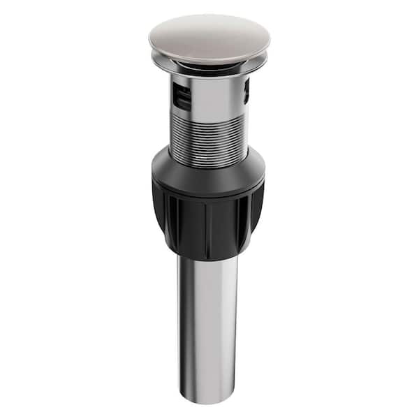 Rubicon Push Button Drain in Brushed Nickel
