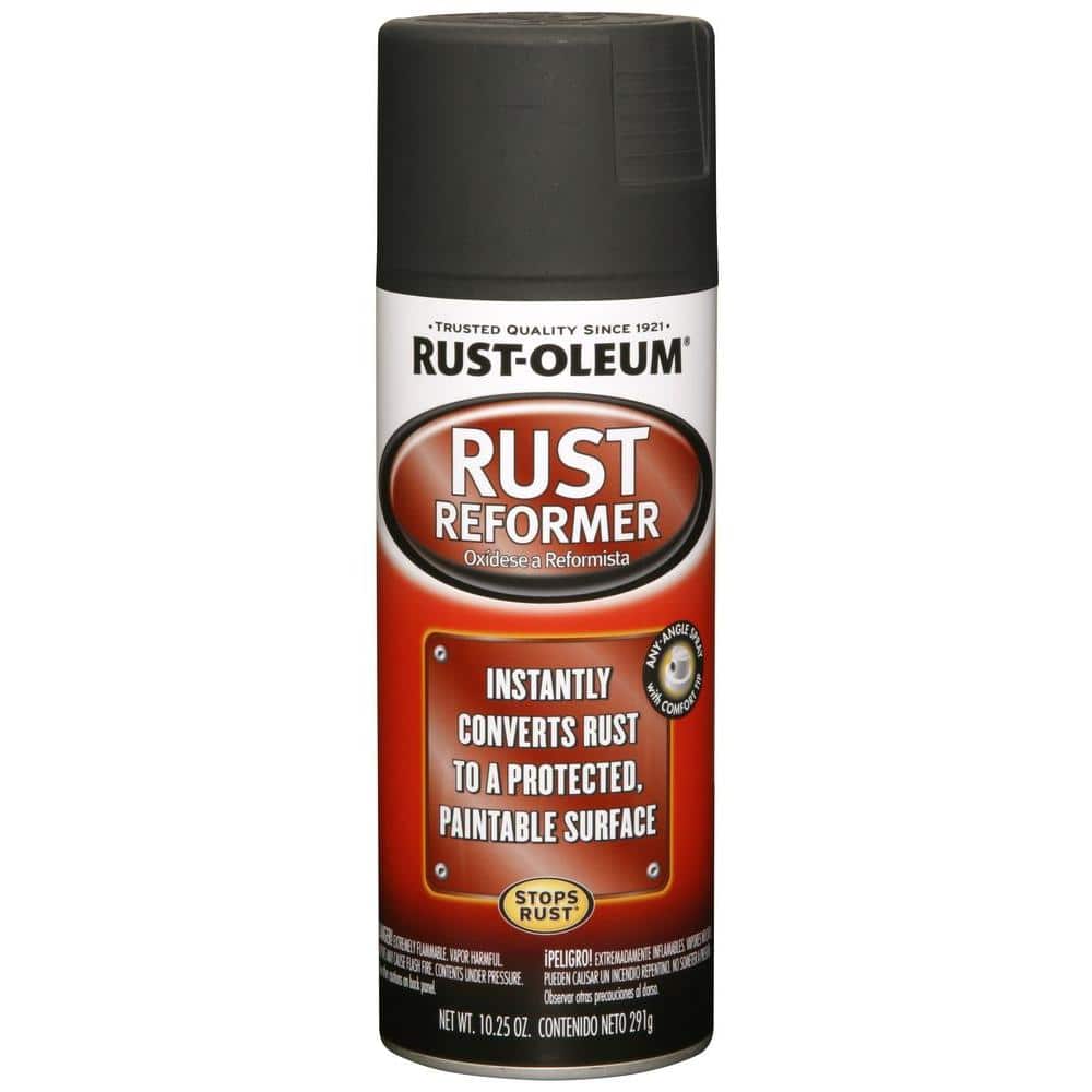 UPC 020066185992 product image for 10.25 oz. Rust Reformer Flat Black Spray Paint | upcitemdb.com