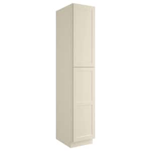 18-in W X 24-in D X 96-in H in Shaker Antique White Plywood Ready to Assemble Floor Wall Pantry Kitchen Cabinet