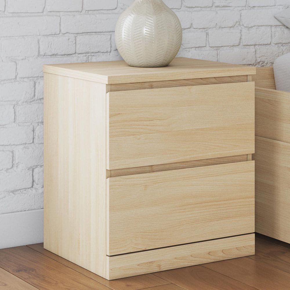 Signature DESIGN BY ASHLEY Onita Beige 2 Drawer 20 in. W