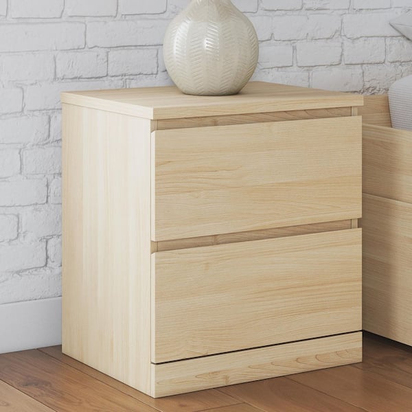 Signature DESIGN BY ASHLEY Onita Beige 2 Drawer 20 in. W