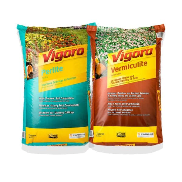 2 cu. ft. Organic Perlite and 2 cu. ft. Organic Vermiculite Soil Amendment Combo