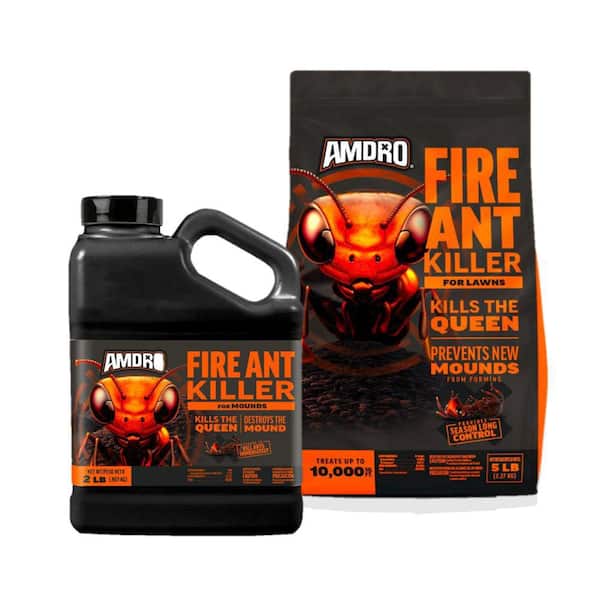 5 lb/10,000 sq. ft. & 2 lb/4,000 sq. ft. Outdoor Fire Ant Killer Granule Bait Combo