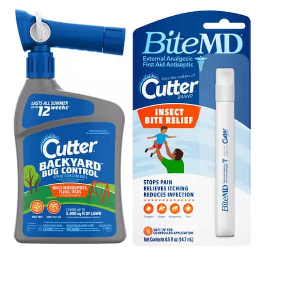 32 oz. Bug Control Spray Concentrate and 0.5 oz Bite MD Insect Bite Relief Stick Combo