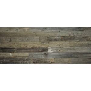 Reclaimed Barn Wood Gray Wood 3/8 in. Thick x 5.5 in. Width x Varying Length Solid Hardwood Wall Planks (20 sq. ft/case)