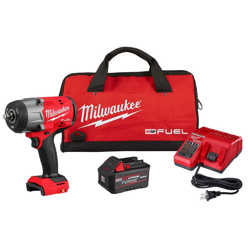 Milwaukee M18 FUEL 1/2in High Torque Impact Wrench with Friction Ring REDLITHIUM FORGE Kit -  2967-21F