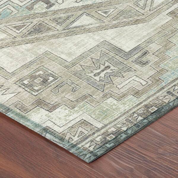 Chantille Machine Washable Indoor/Outdoor Abstract ACN2794 Ivory 2 ft. x 3 ft. Accent Rug