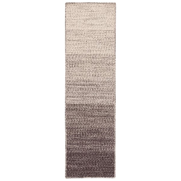 Natural Fiber 2 ft. x 8 ft. Natural/Brown Ombre Runner Rug
