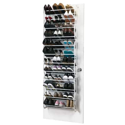 ClosetMaid 57.5 in. H 18-Pair White Metal Hanging Shoe Organizer 8040 - The  Home Depot