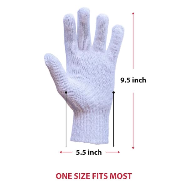 3M Comfort Grip General Use Gloves - 6 pair/bag - Bone Safety Signs