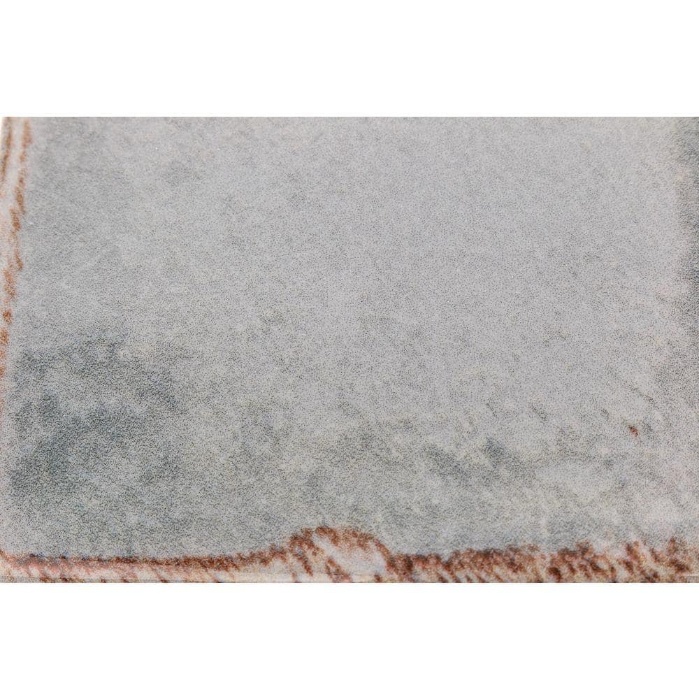 Citadel Polished Gray Ceramic Subway Wall Tile 3x12