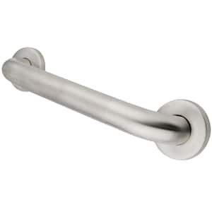 Traditional 18 in. x 1-1/2 in. Grab Bar in Brushed Nickel