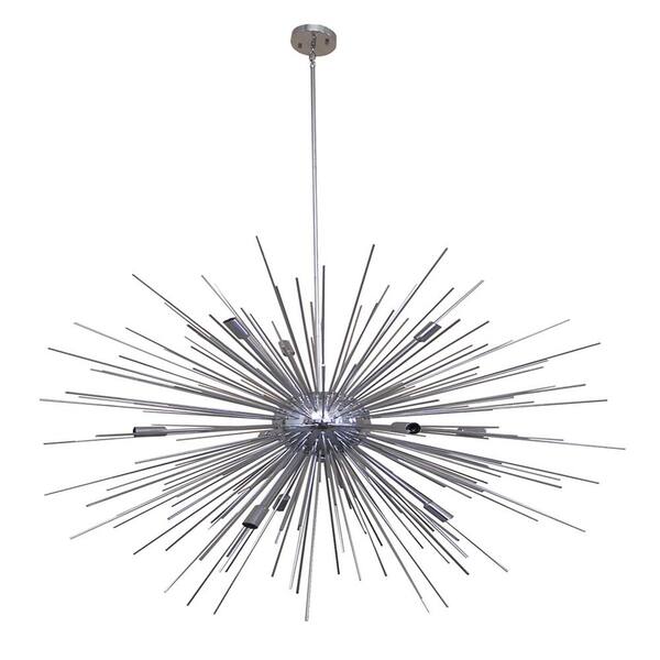 Filament Design 10-Light Chrome Chandelier