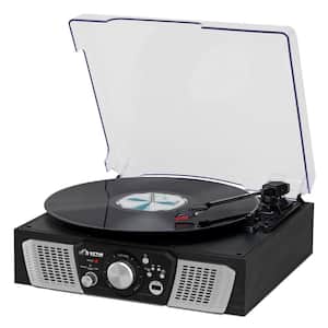 Lakeshore 5-in-1 Turntable with Bluetooth System in Black