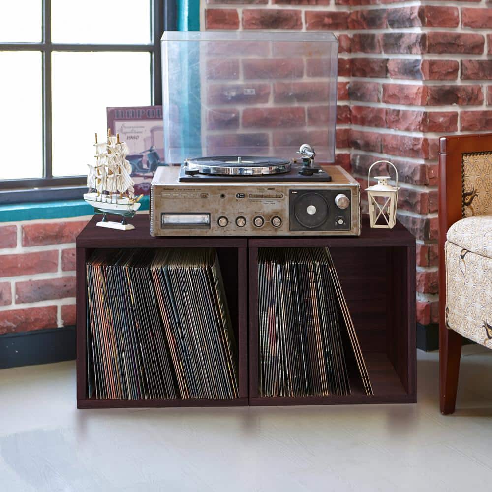 Espresso zBoard Modular Kids Storage Cube for Toys and Records