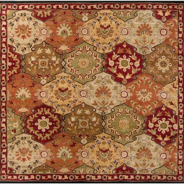 Artistic Weavers John Red 8 ft. x 8 ft. Square Area Rug