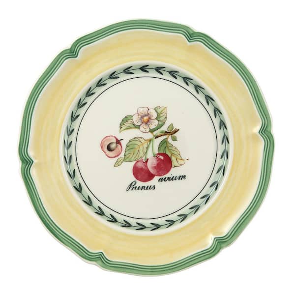 Villeroy & Boch French Garden Multi Color Valance Cherry Bread and Butter Porcelain Plate